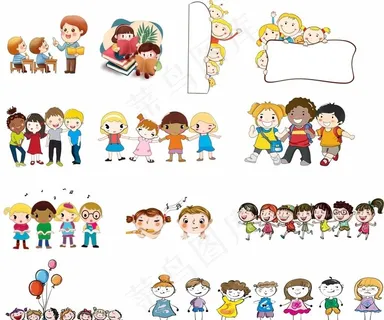 卡通小孩图片 卡通小孩图片