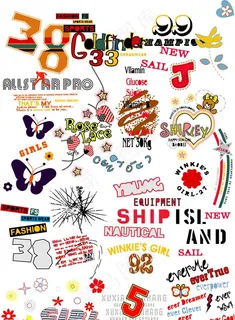 时尚童装女装花型图片 时尚童装女装花型图片