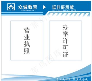 证件展板图片