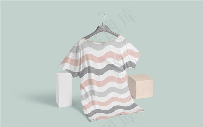 短袖背心样机图片