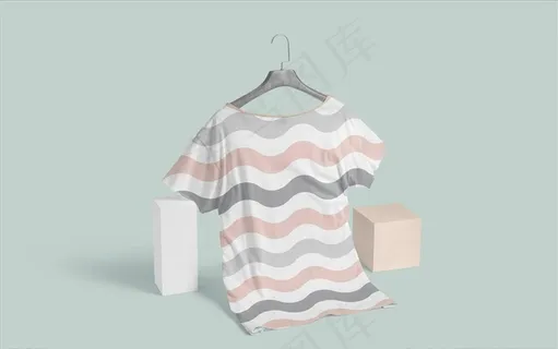 短袖背心样机图片