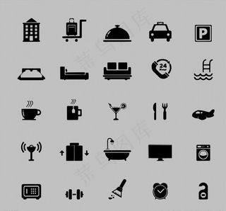 酒店图标图片