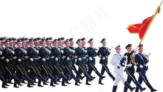 三军仪仗队PNG图片