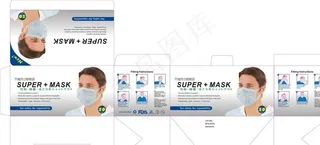 口罩包装图片