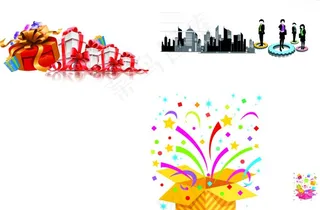 礼盒 城市缩影图片