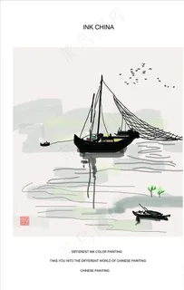 中式水墨装饰画图片