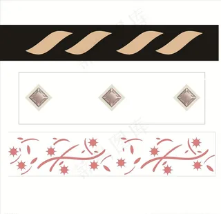 移门成品腰线图片