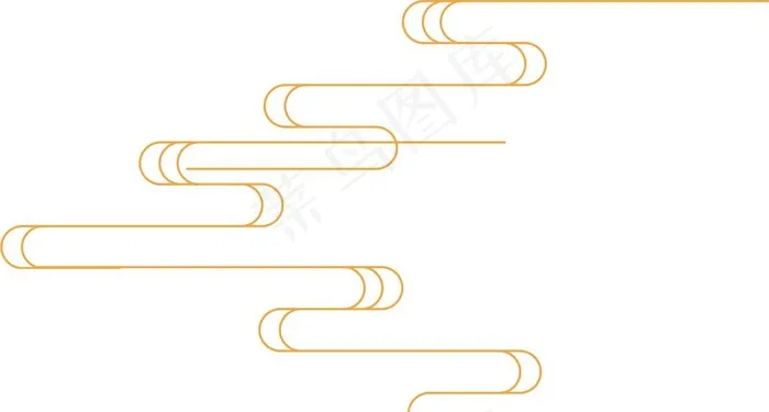 中国风线条图片psd模版下载