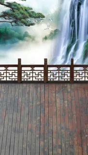 山水摄影背景图片