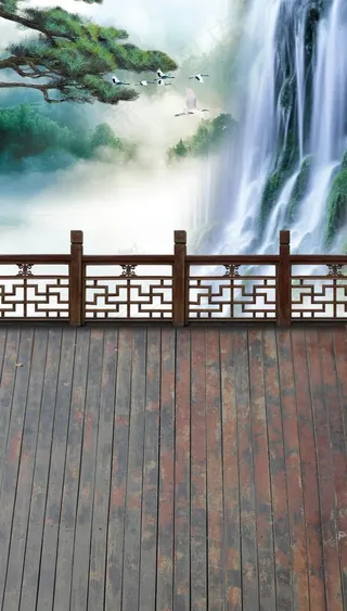 山水摄影背景图片