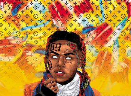 大牌 人头 矢量 高清 印花图片