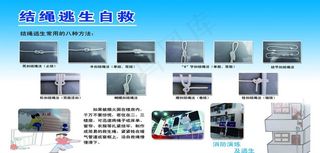 结绳逃生自救图片