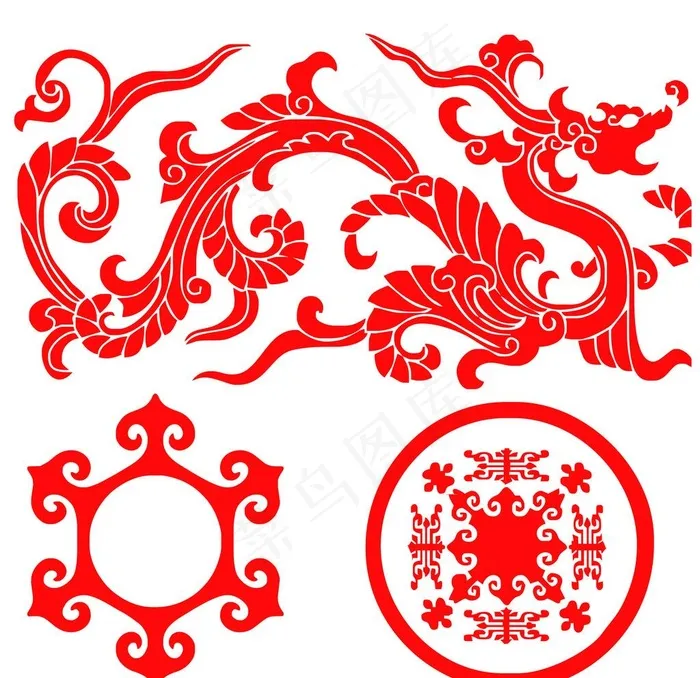 祥龙图片(5906X5906(DPI:150))psd模版下载