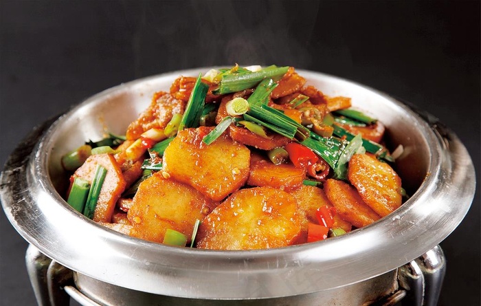 干锅土豆片图片