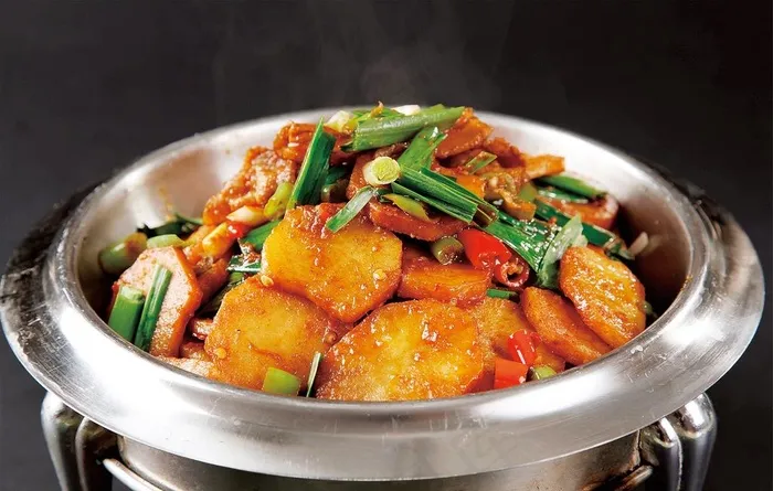 干锅土豆片图片