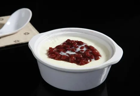 红豆双皮奶图片