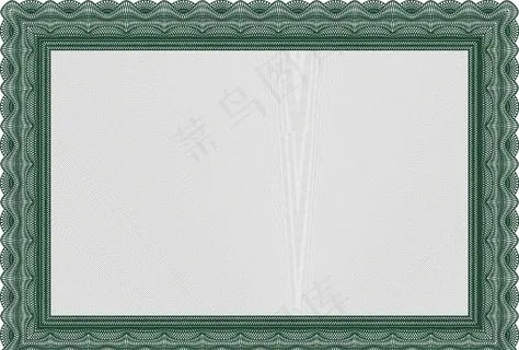 横版证书防伪花纹欧式边框奖状图片