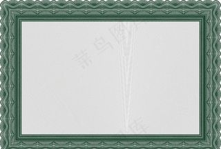 横版证书防伪花纹欧式边框奖状图片