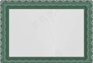 横版证书防伪花纹欧式边框奖状图片