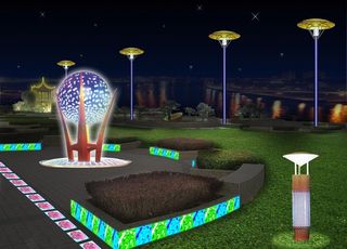 广场亮化景观设计图片