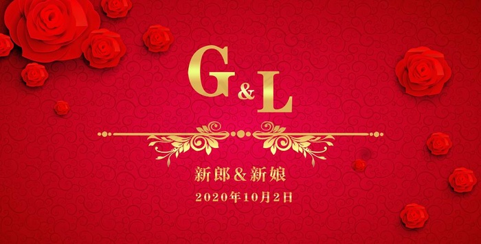 婚礼背景图片(7874X4252(DPI:40))psd模版下载