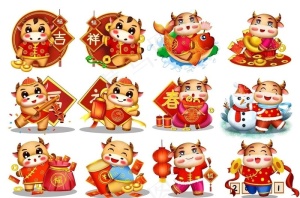 牛年 卡通牛图片