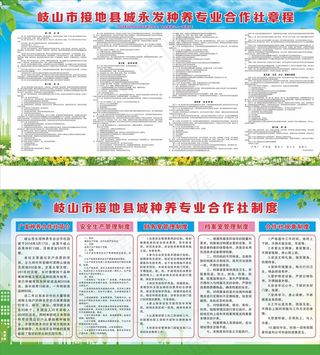 种养合作社章程图片