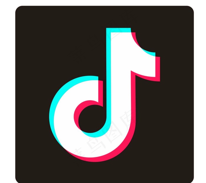 抖音logo图片cdr矢量模版下载