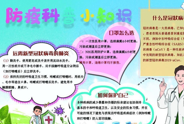 防疫手抄报图片