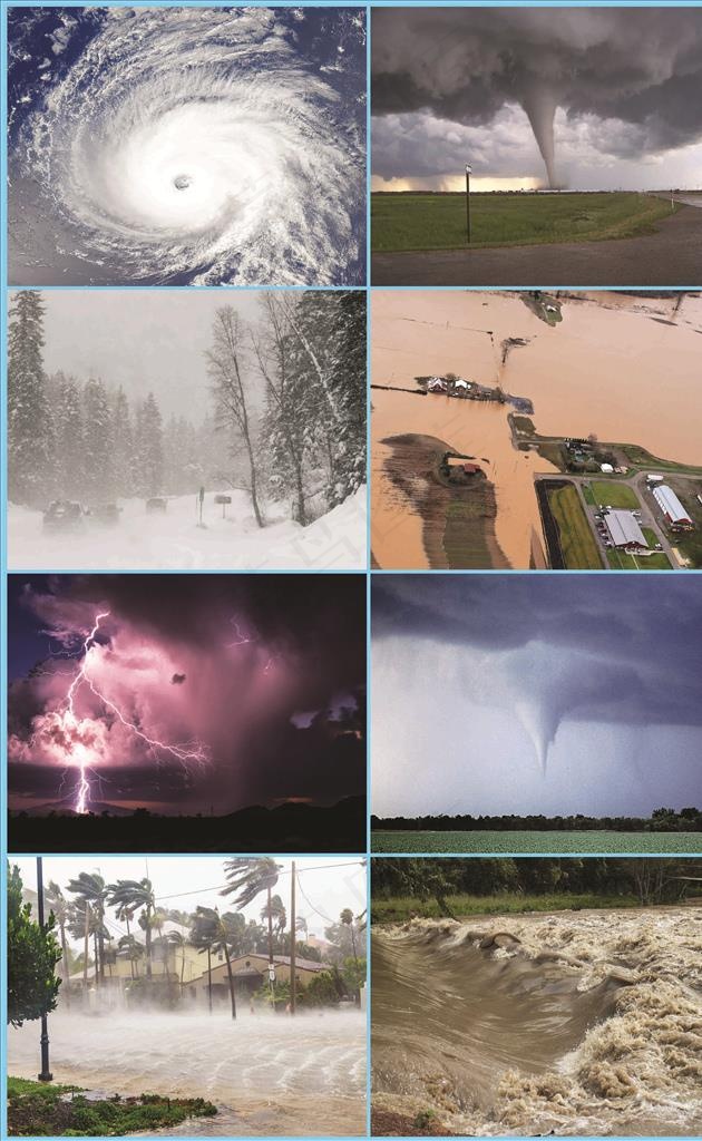 自然灾害图图片