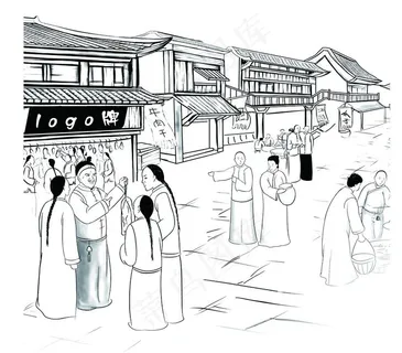 古代劳动图片 古代劳动图片