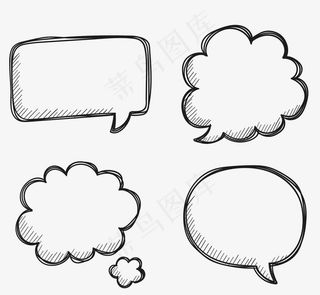 手绘对话框图片