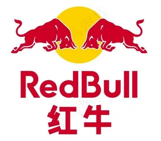 矢量红牛标志图片