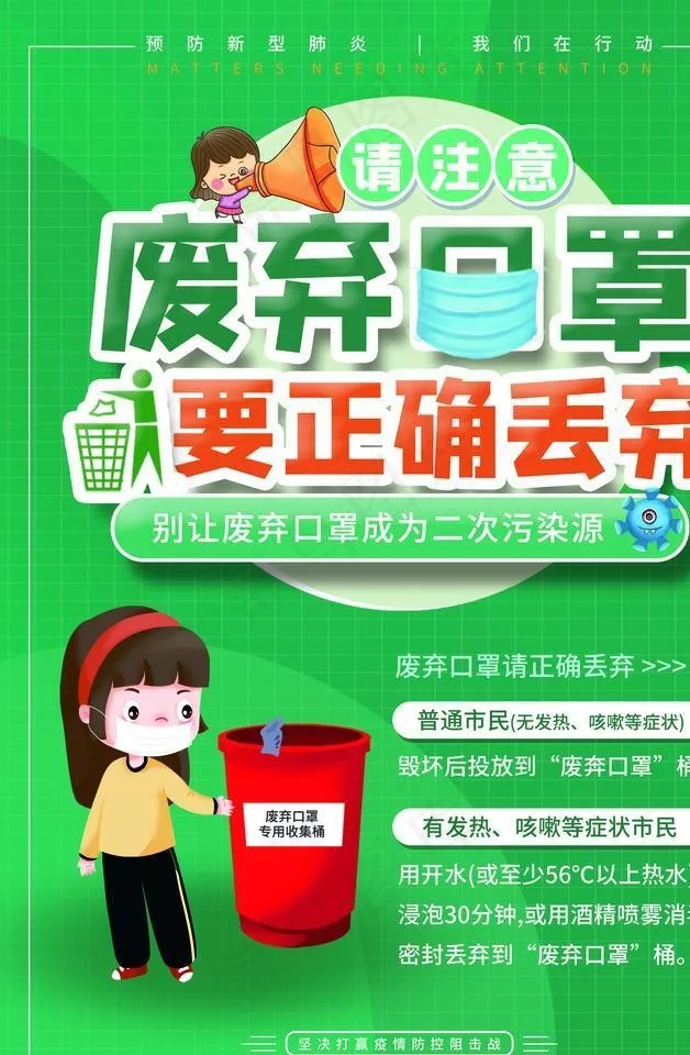 防疫海报图片(2481X3509(DPI:300))psd模版下载