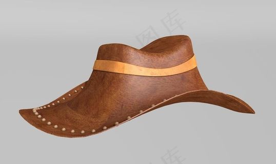 西部牛仔帽模型图片