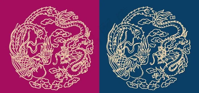 圆形底纹 中国风 矢量纹饰图片ai矢量模版下载