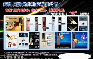 智能科技门锁图片