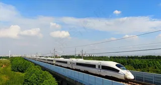 4K航拍京沪高铁丹昆特大桥段