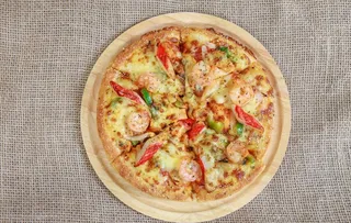 海鲜披萨图片