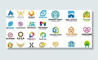 矢量字母图案图标图片