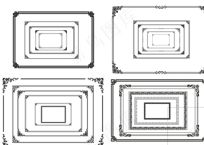 边框  花纹  铜牌  金牌图片