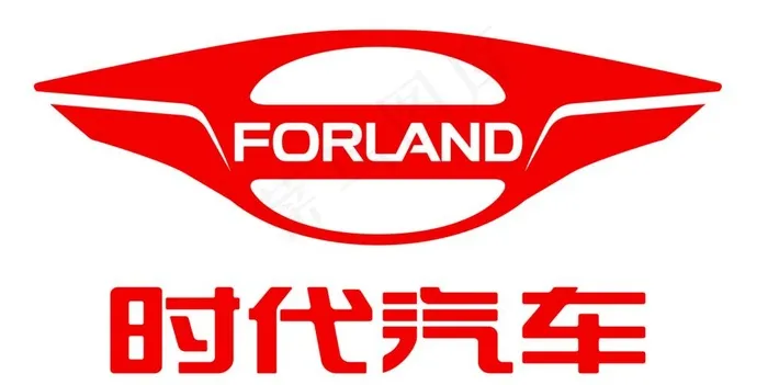 福田时代汽车新版logo图片psd模版下载