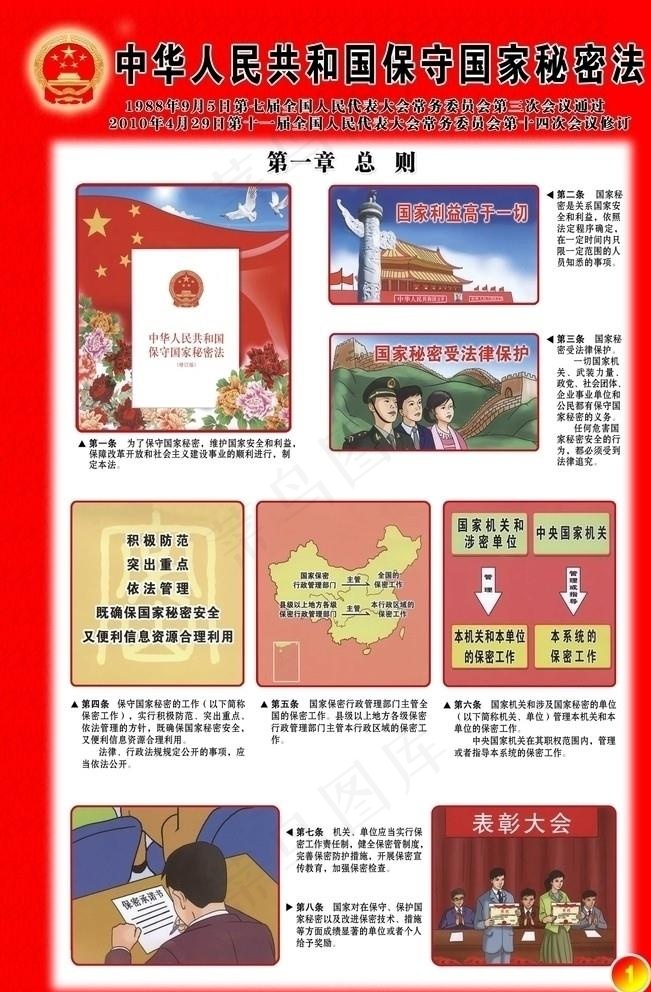 保密法图片psd模版下载