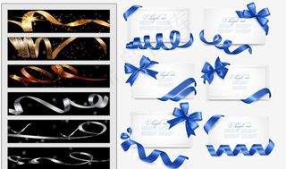 撒金缎带丝带设计图片