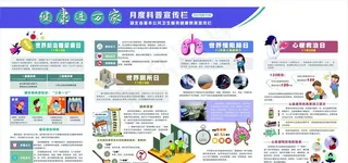 健康进万家月度科普宣传栏11月图片