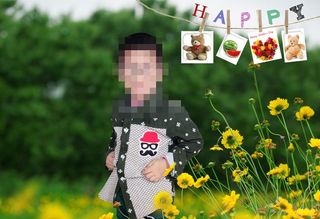 儿童照片背景图片