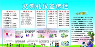 幼儿园 文明礼仪宣传图片