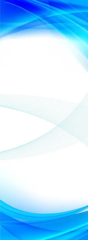 蓝色线条展会展架图片