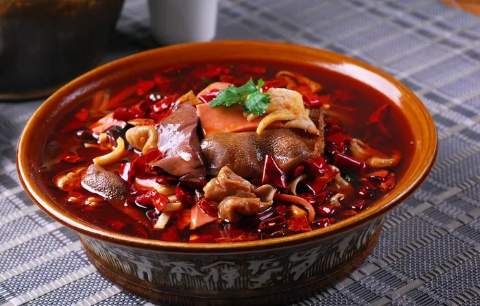 水煮毛血旺图片