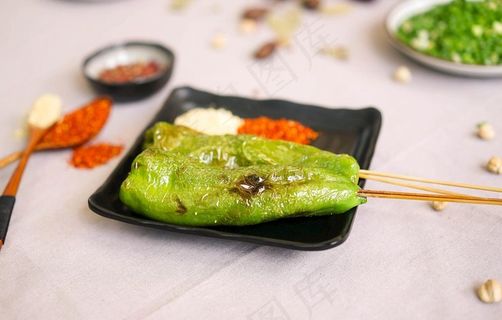 烤青椒图片